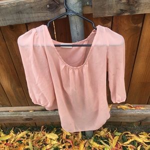 Blush Pink Blouse